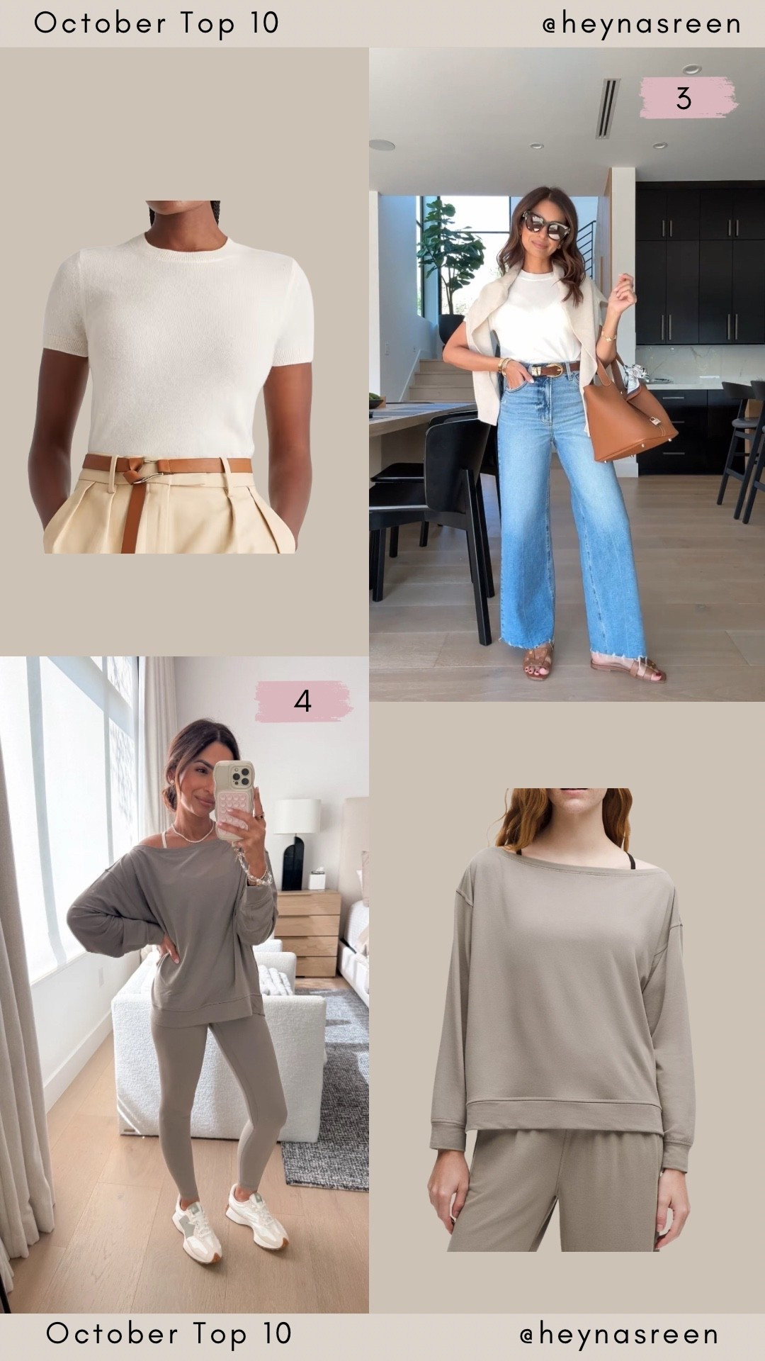 October Monthly Top 10:
#3: Casual everyday fall outfit idea! Wearing a small in cashmere sweater tee (sized up one). 💼
#4: This cozy outfit from last week was so popular! I have my true size XS in this oversized top, it's insanely soft!! Wearing a size 4 in leggings. 

#LTKFindsUnder100 #LTKActive #LTKStyleTip #LTKStyleTip #LTKSeasonal #LTKFindsUnder100