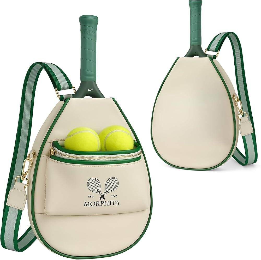 Women’s Padel & Pickleball Bag – Luxury Racket Purse with Paddle Pocket, Adjustable Strap, & ... | Amazon (US)