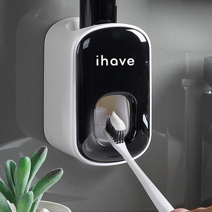 iHave Toothpaste Dispenser Wall Mount for Bathroom Automatic Toothpaste Squeezer | Amazon (US)