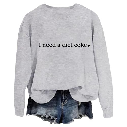 I Need A Coke Sweatshirt, Casual Long Sleeve Sweatshirt Pullover for a Coke Lover Shirt | Amazon (US)