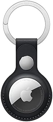 Apple AirTag Leather Key Ring - Midnight | Amazon (US)