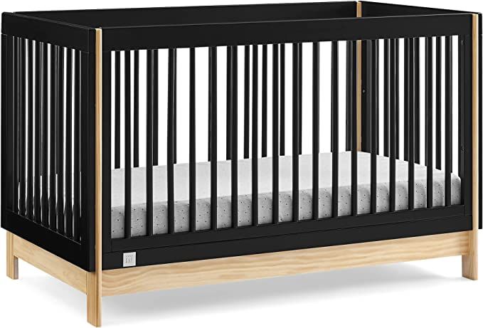 Delta Children babyGap Tate 4-in-1 Convertible Crib - Greenguard Gold Certified, Ebony/Natural | Amazon (US)