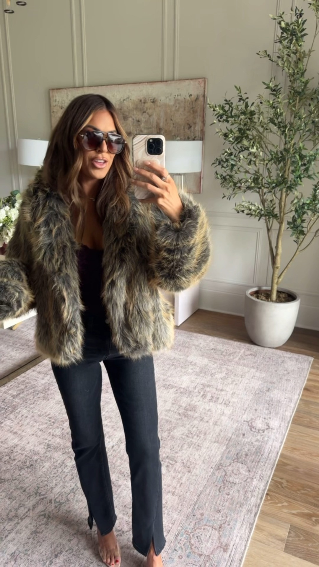 so ready for coat season 🤍 wearing a small in both tops and a 26 in denim

use code hollie35 for 35% off 🫶🏼 

 