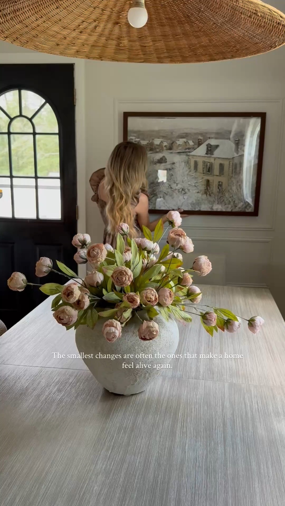 A quiet shift into spring 🌿

Swapping out artwork, letting in softer tones, and bringing a little more light into the spaces we live in every day.

It’s not a full makeover—just a reminder that your home can evolve with you, one small change at a time.

After a slower season over here, this felt really good 

WAYFAIR upholstered chairs
Safavieh chandelier 
Four hands dining table
Collection prints artwork
Rugsusa area rug 

#LTKSeasonal #LTKHome #LTKSaleAlert