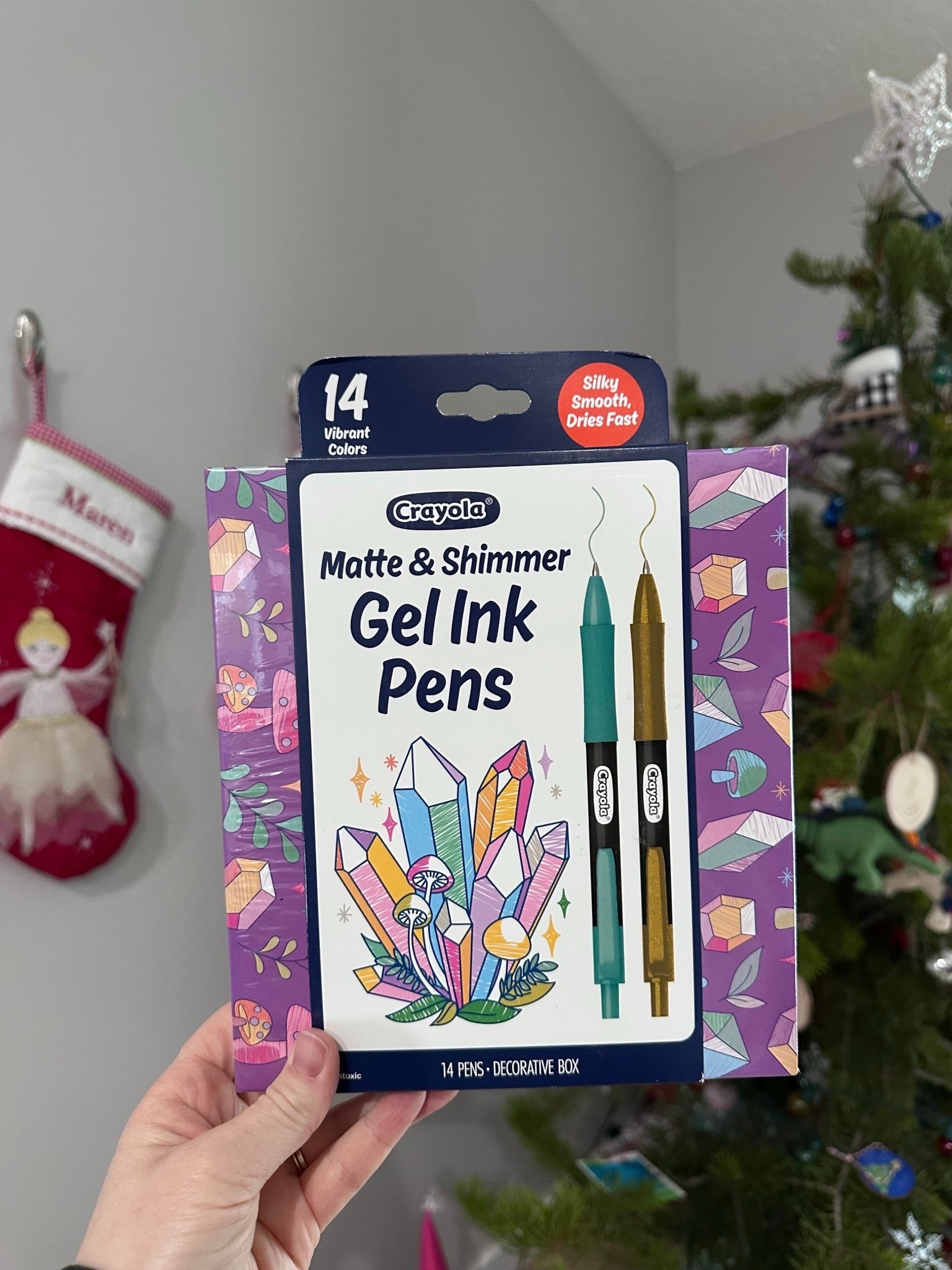 This Crayola Matte & Shimmer Gel Ink Pen set is a must-have ✍️✨ My kids love them—and honestly, so do I. Perfect for coloring, journaling, and calendaring, with the prettiest colors that actually show up on the page. Such a fun and useful set!

#LTKKids #SchoolSupplies #CreativeKids #JournalingSupplies #Crayola #MomLife #ArtSupplies #OrganizationEssentials #FunFinds

#LTKSaleAlert #LTKGiftGuide #LTKKids