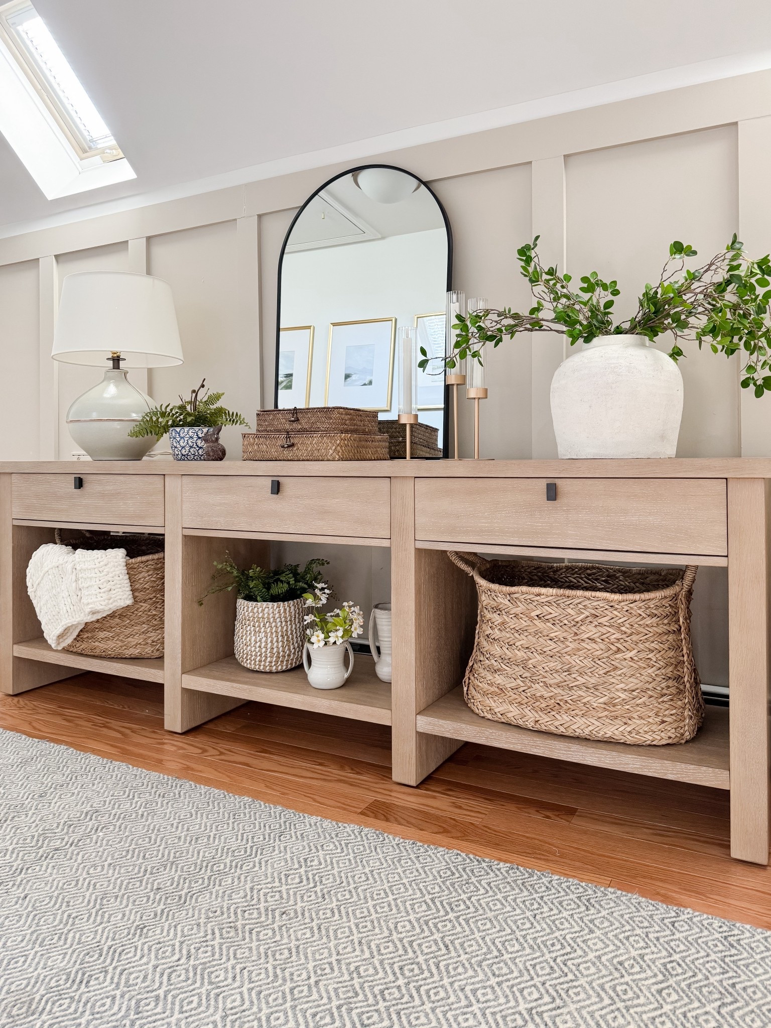 This pottery barn sideboard adds storage and texture while elevating the entire space. coastal storage furniture, sideboard buffet, woven furniture, neutral home decor, coastal interiors, timeless furniture, home organization, living room styling, sherricalnanhome

#LTKHome