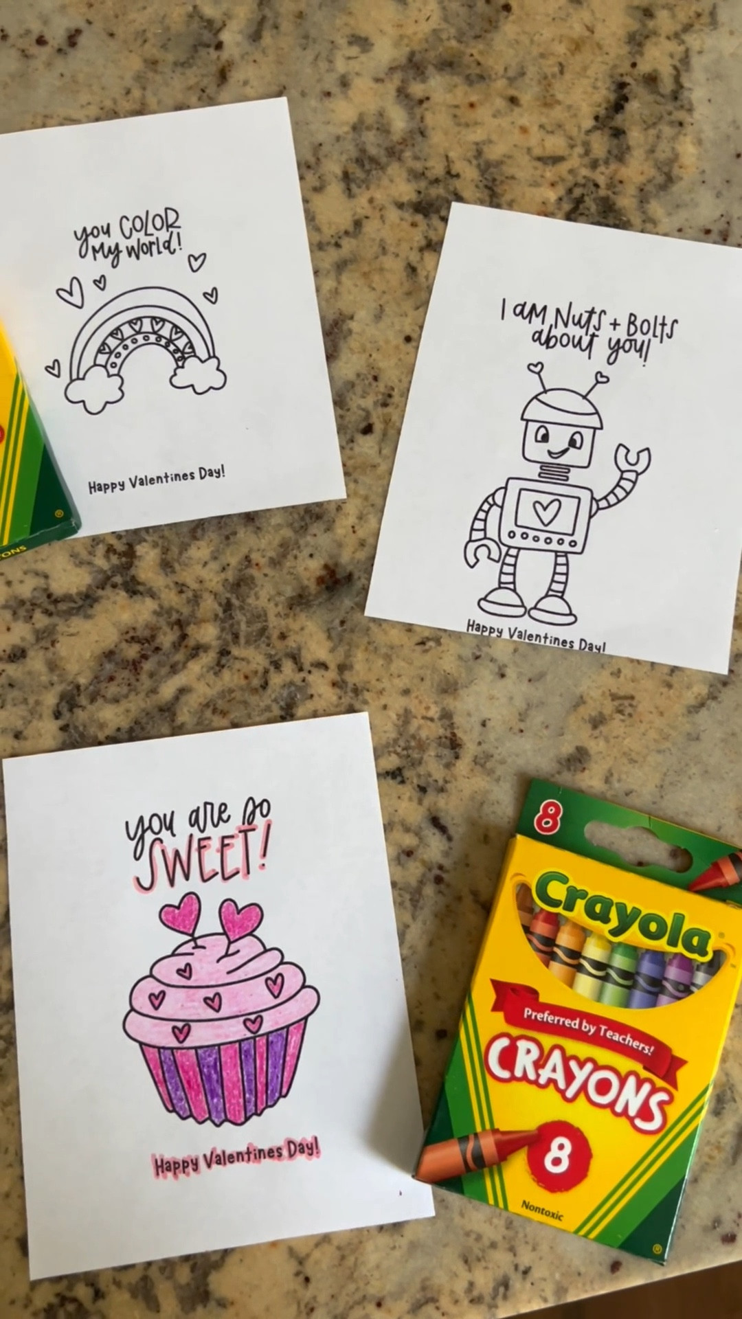 The cutest and easiest class Valentine idea! I love giving Valentine’s that aren’t candy, and these printable Valentine’s from @thelettervee are perfect with a box of crayons! #thelettervee #valentinesday 

#LTKmomlife #LTKValentine #LTKdayinmylife