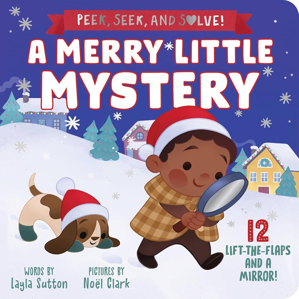 A Merry Little Mystery: An Interactive Christmas Board Book with Flaps and Mirror! (Peek, Seek, &... | Amazon (US)