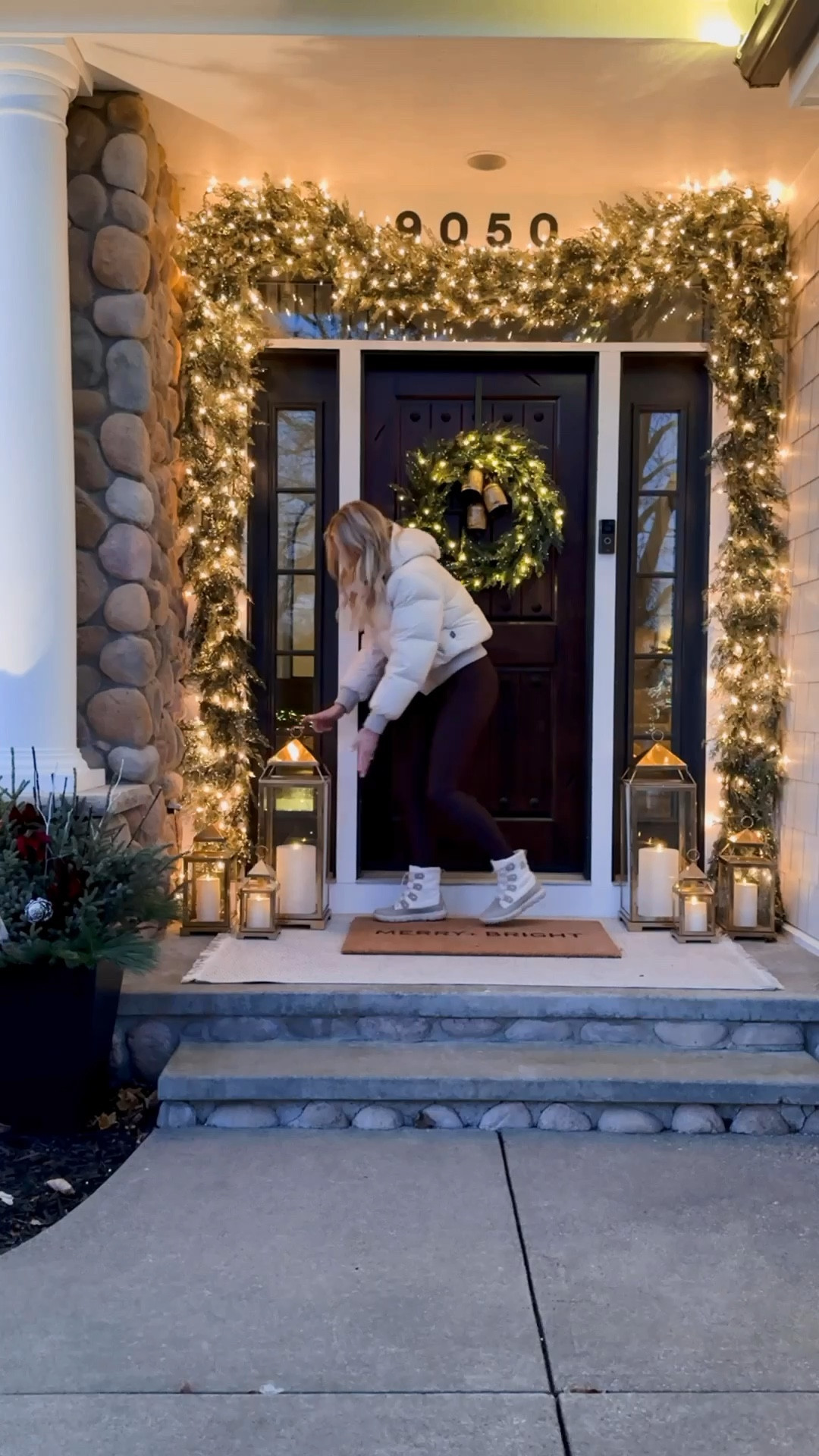 Don’t forget the twinkle! My garland is pre-lit but I added warm white twinkle lights to step the holiday magic up a notch ✨ 

My exact garland is sold out but I linked similar options I also considered this year and love 🌲✨❄️

#LTKHoliday #LTKHome #LTKWatchNow