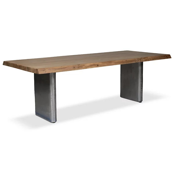 Brooks Cast Slab Base Dining Table | Lumens