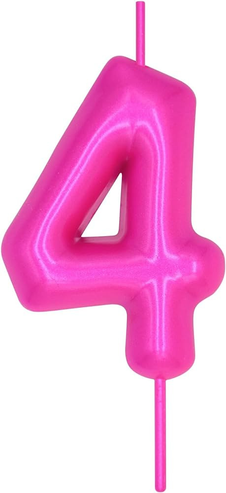 Number Candle Pink 2.36 inch Party Celebration Anniversary Decoration Perfect Birthday Brunch Des... | Amazon (US)