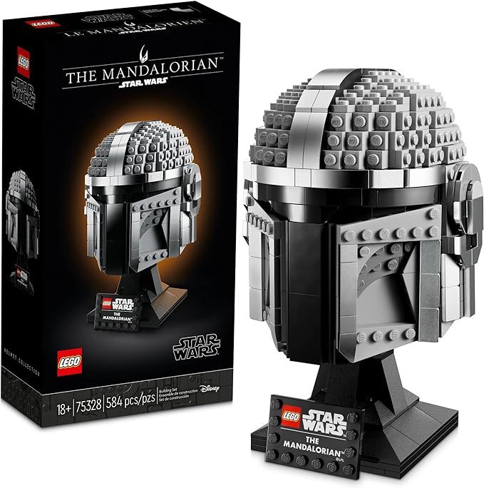 LEGO Star Wars The Mandalorian Helmet 75328 Buildable Model Kit, Display Collectible Decoration S... | Amazon (US)