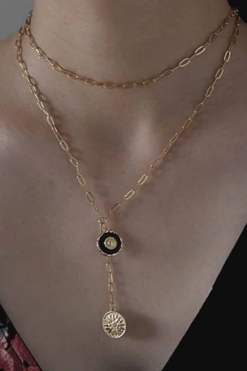 Onyx Duplet Pendant | The Styled Collection