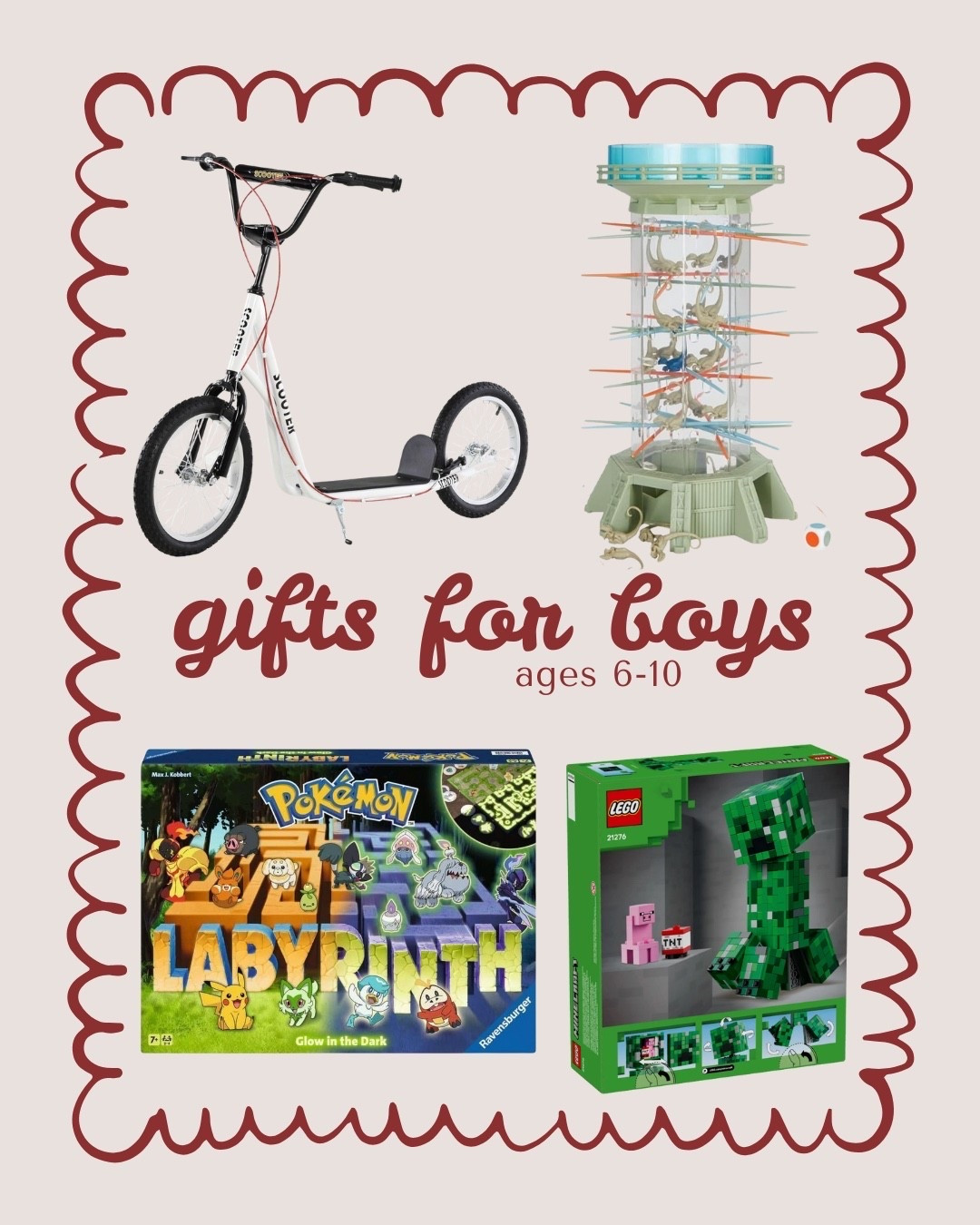 Gifts for Kids Ages 6-10
You can’t go wrong with any of these gifts for kids. Great gifts for encouraging creativity, critical thinking, and movement. Gifts for kids, gifts for boys, Minecraft gifts, screen free gifts, Lego gifts

#LTKGiftGuide #LTKFindsUnder50 #LTKKids