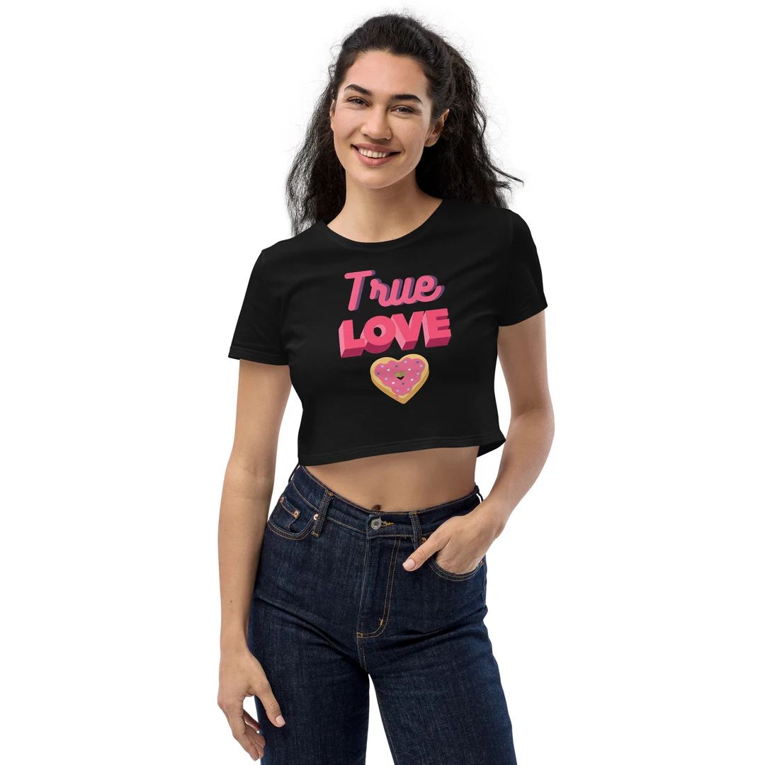 Valentines Day True Love Crop Top | Etsy (US)
