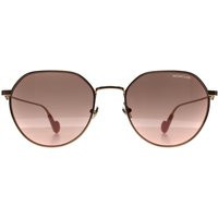 Moncler Women's Round Shiny Rose Gold Pink Brown ML0156-K | Debenhams UK