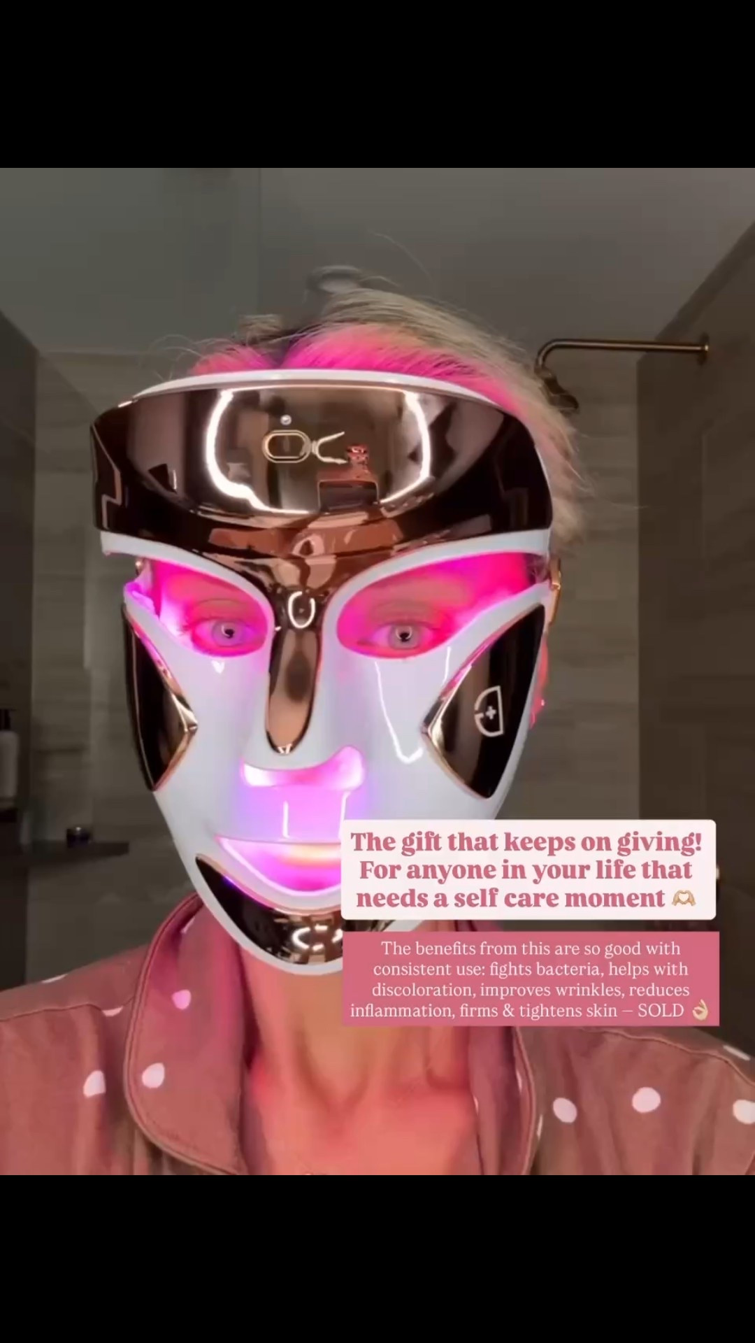 A splurgeworthy gift I highly recommend! So good for your skin & so relaxing to add to your nighttime skincare routine!

Loverly Grey, red light therapy, red light mask, gift ideas for her, self care gifts, skincare

#LTKGiftGuide #LTKBeauty