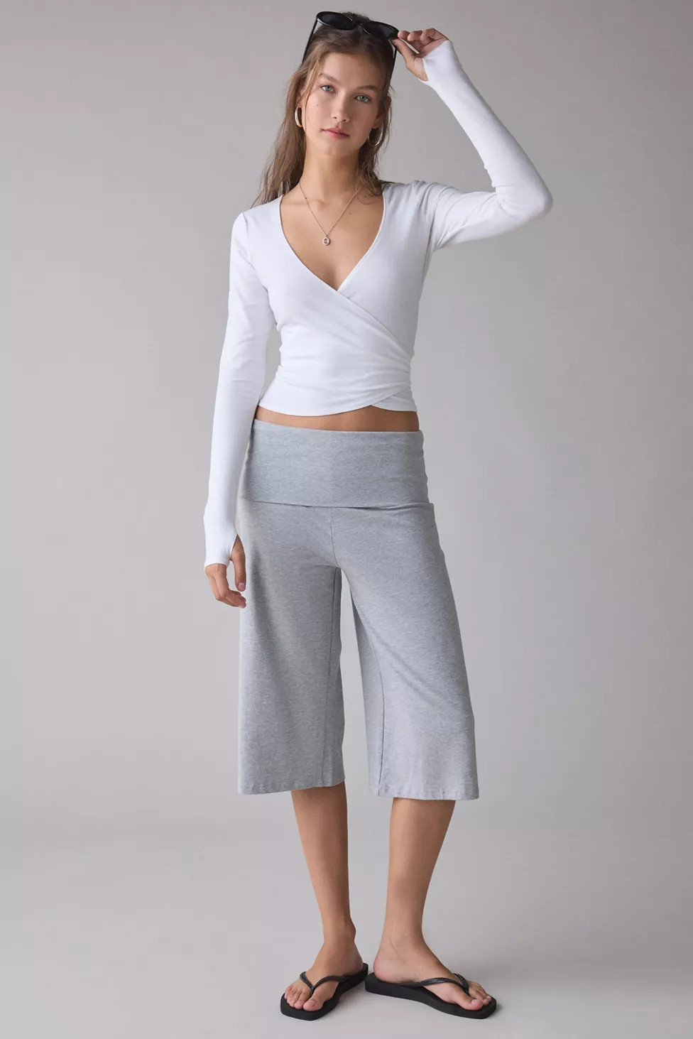 Out From Under Bec Cropped Gaucho Pant | Urban Outfitters (US and RoW)