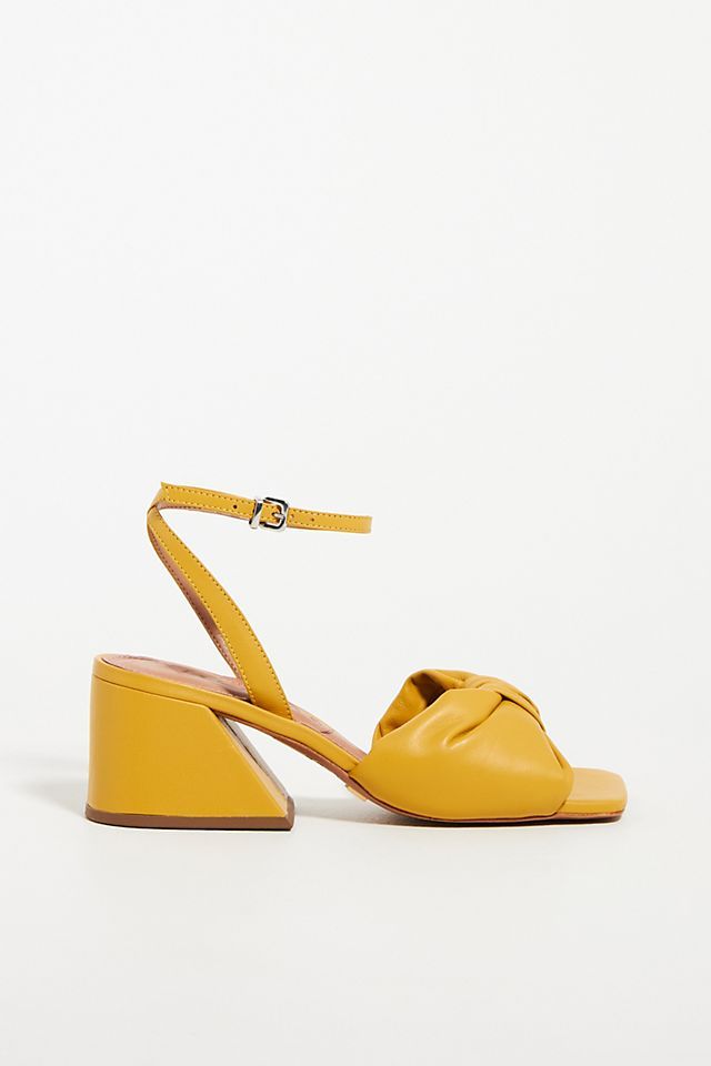 Puffy Knotted Heeled Sandals | Anthropologie (US)