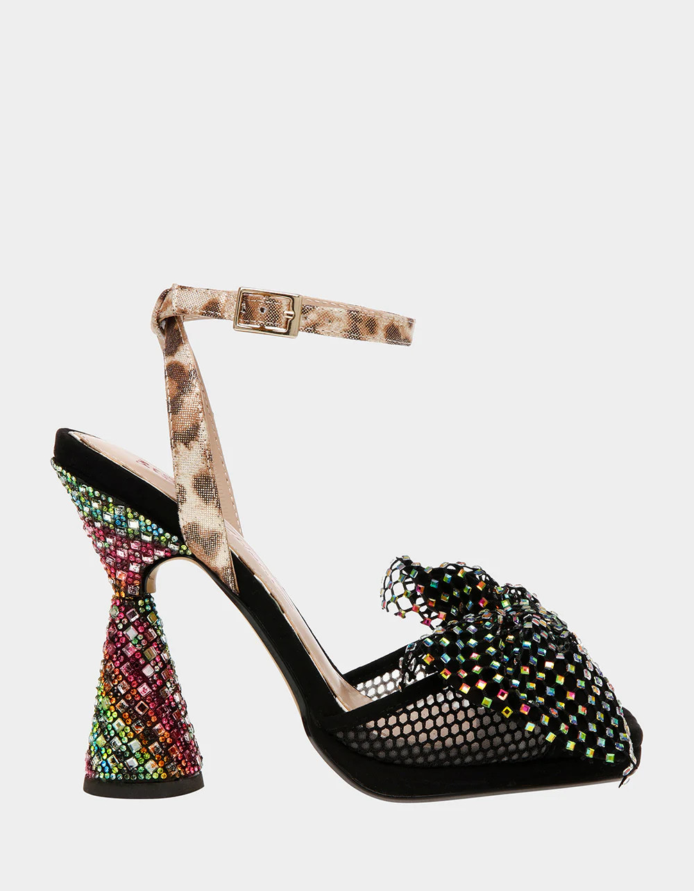 AISHA BLACK MULTI | Women's Heels | Betsey Johnson