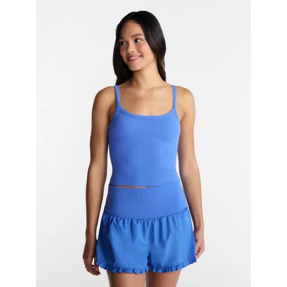 No Boundaries Seamless Tank Top, Women's XXS-XXL | Walmart (US)