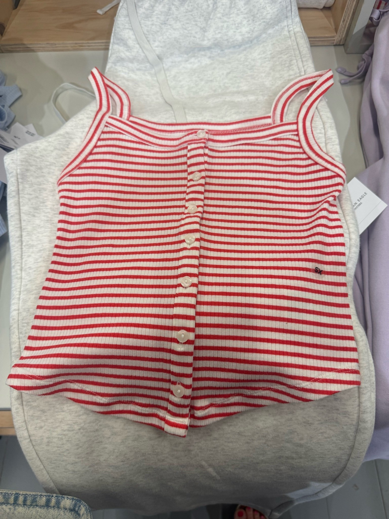Summer cotton button up tanks from AE

#LTKootd #LTKmomlife #LTKSeasonal