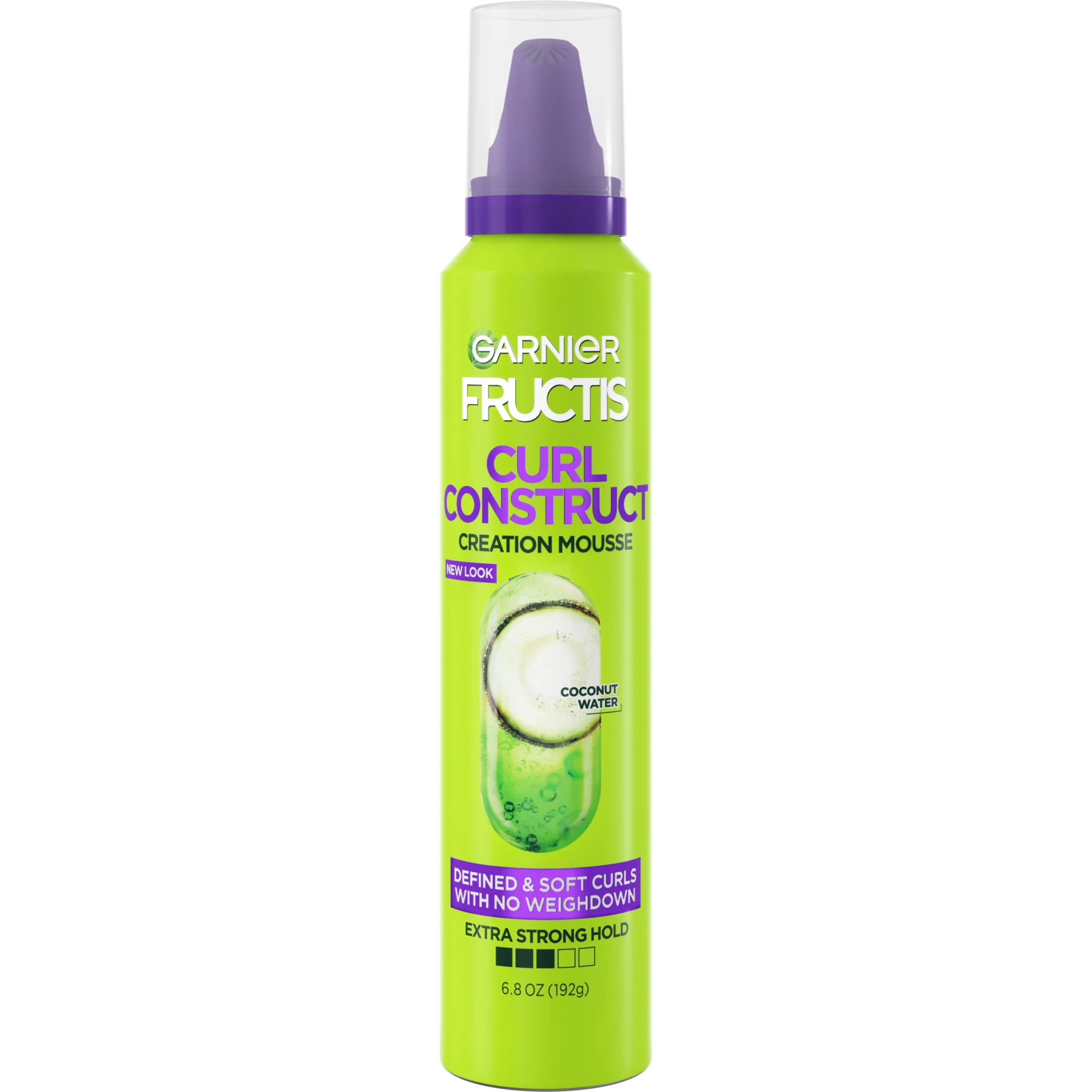Garnier Fructis Style Curl Construct Creation Mousse, For Curly Hair, 6.8 oz. | Walmart (US)