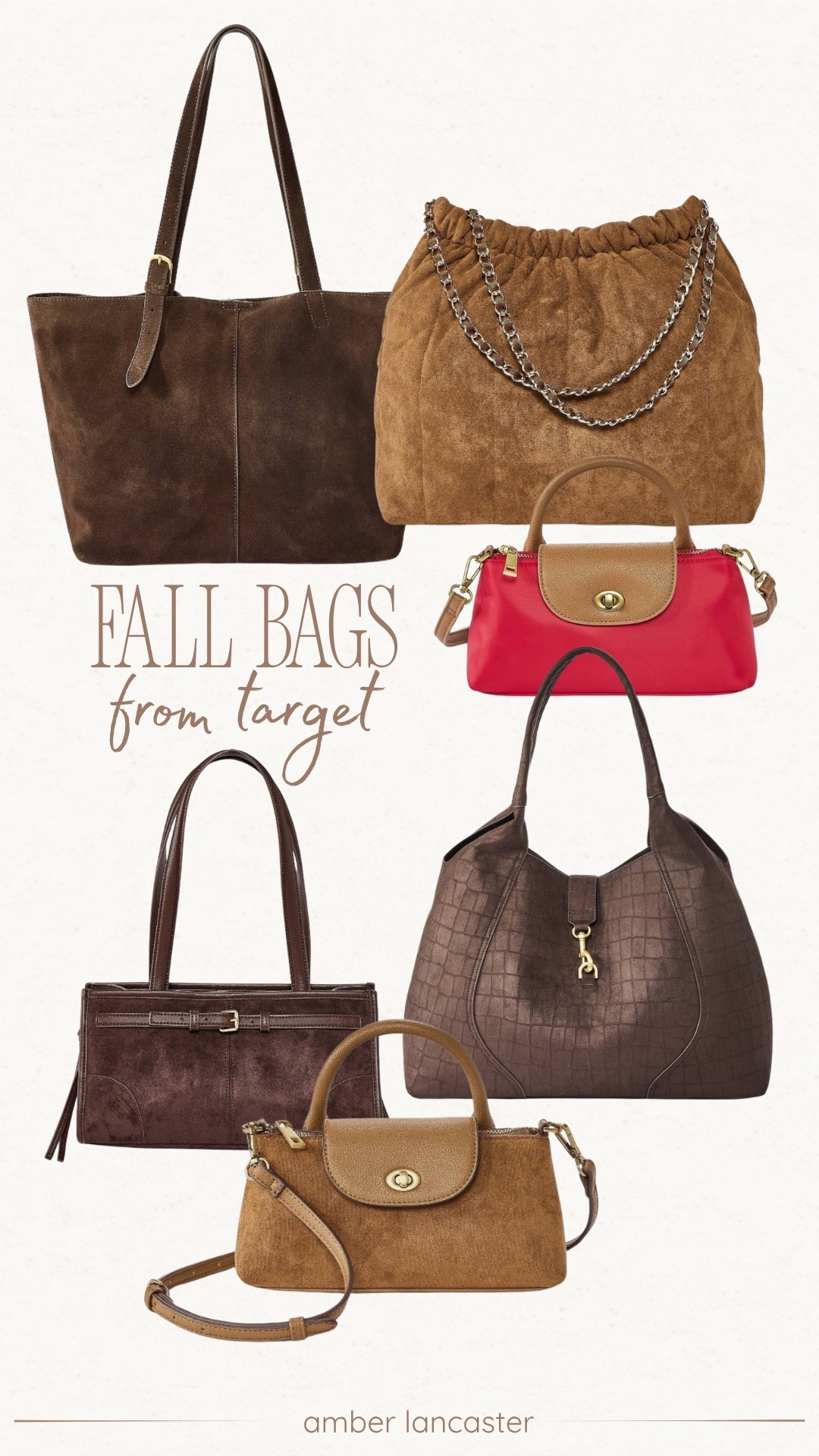 Target Fall Bags 👜🍂 All 40% off for Target Circle Deal Days through 10/7! | 
target, target sale, target bag sale, target circle week, target circle deal days, target deal days, target deals, target fall, target fall fashion, target bag, target fall bags, target purse, fall bags, purses, affordable bags, tote bags, large tote bag.