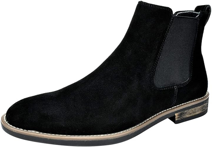 Bruno Marc Men's Suede Leather Chelsea Ankle Boots | Amazon (US)