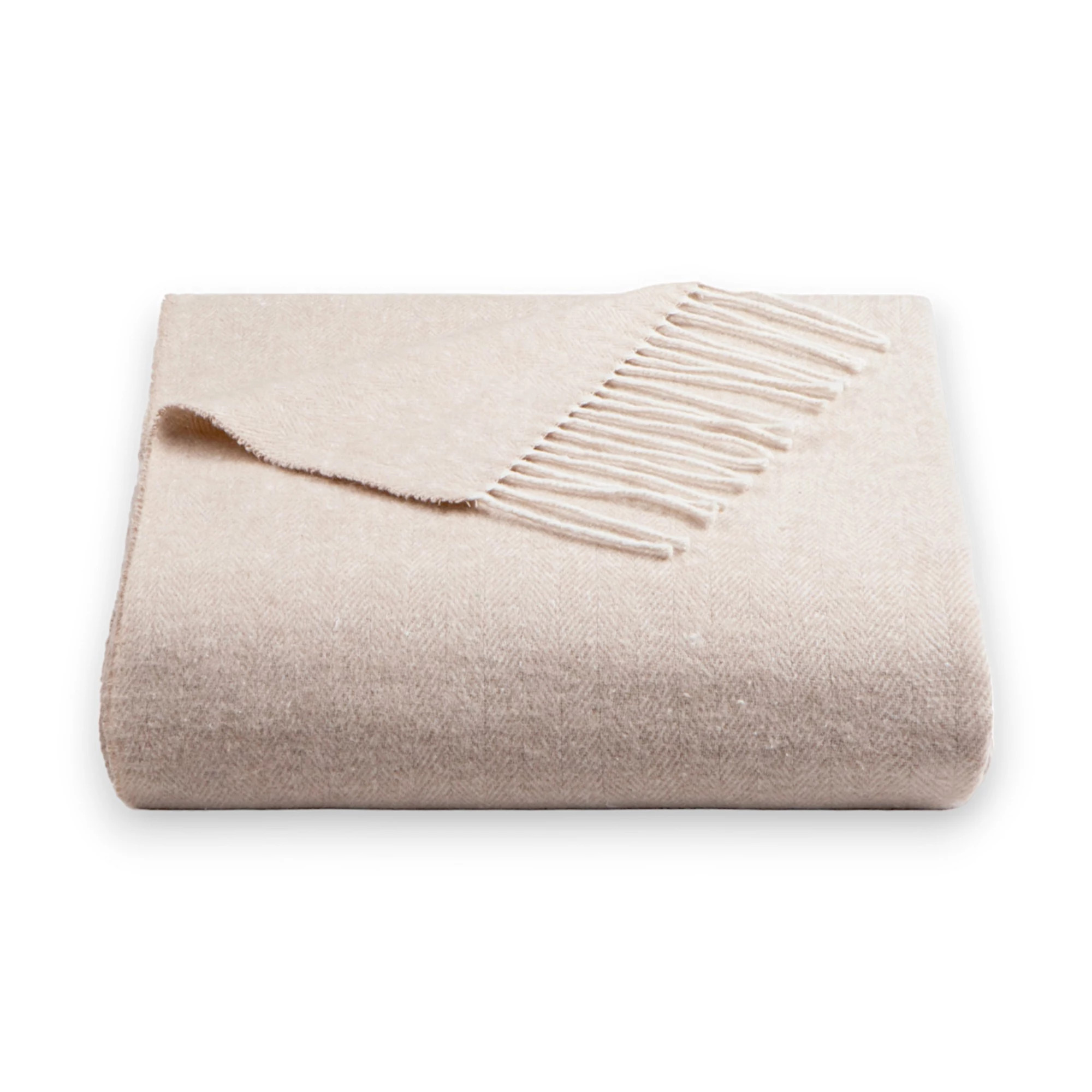 Discover Europe - Made in Italy La Limonaia Tessuti Contrasting Fringe Throw | Kohl's