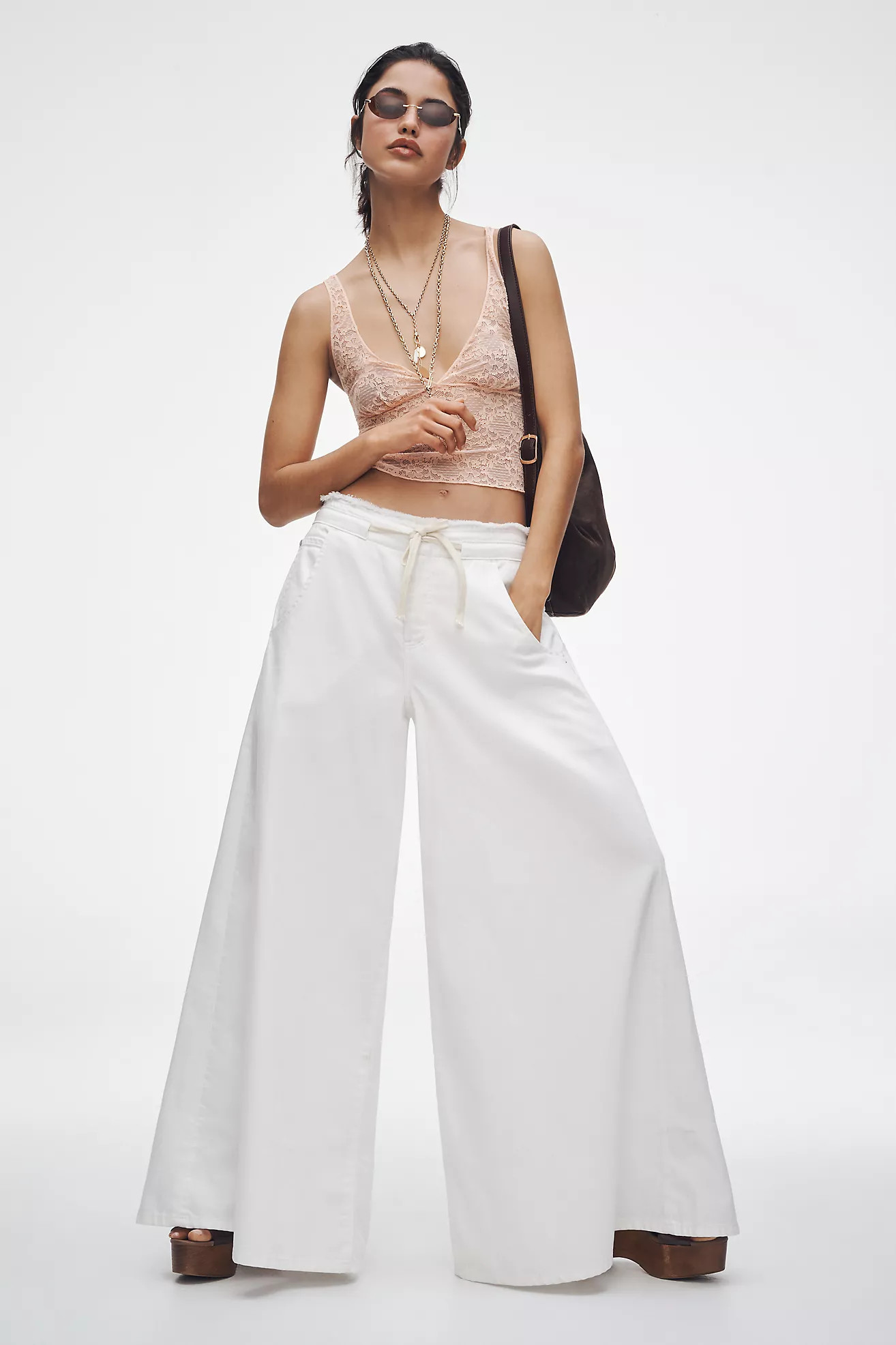 The Full Raver High-Rise Wide Leg Jeans by Pilcro | Anthropologie (US)