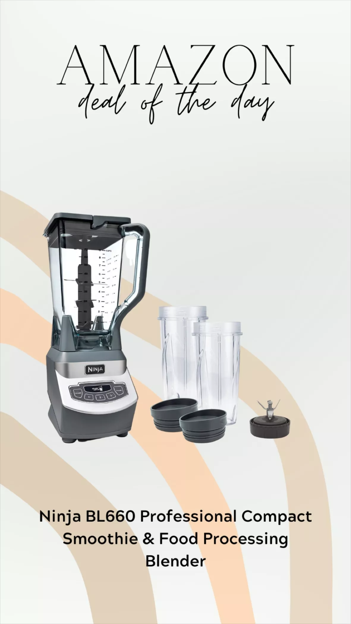  Ninja BL660 Professional Compact Smoothie & Food