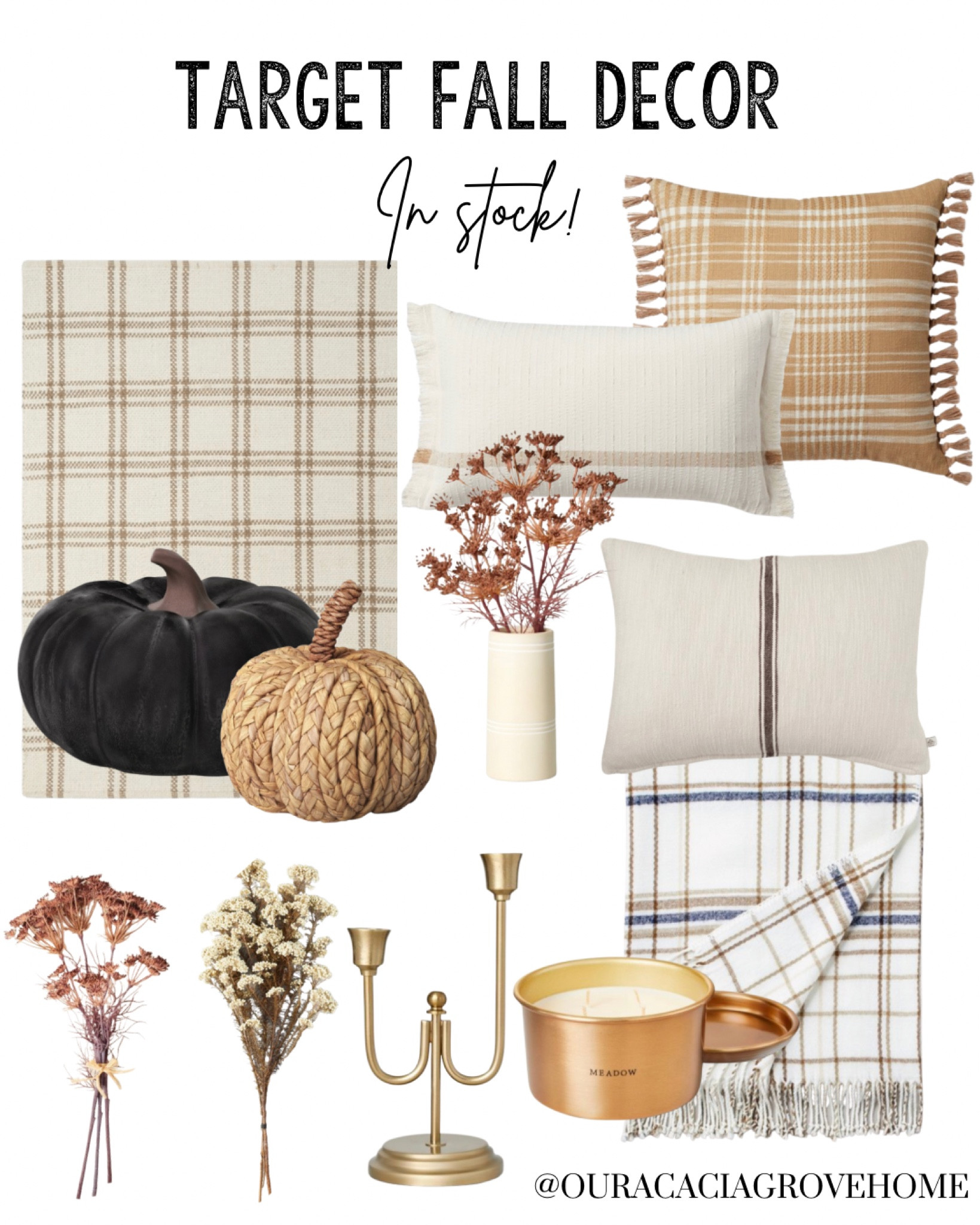 Target still has fall decor in stock from Studio Mcgee, Threshold, and Hearth and Hand! 

#LTKSeasonal #LTKhome #LTKHalloween