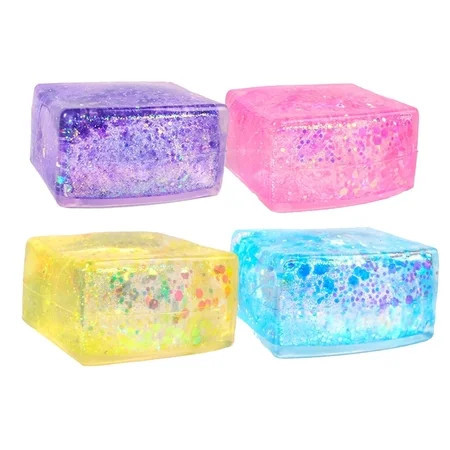 Sugar Ball Squishies, Stress Cube Squishies Stress Balls, Sensory Fidget Toys for Anxiety Stress Relief, Goodie Bags, Classroom Prizes, Pinata Filler, Birthday, 1 pcs Random Color By PULMCheerger | Walmart (US)