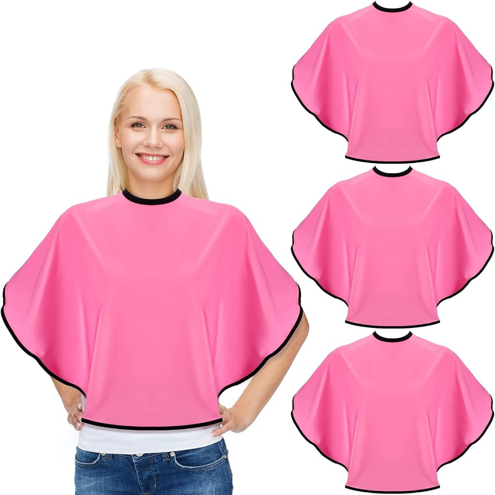 SATINIOR 4 Pieces Barbers Cape Salon Cape Makeup Cape Waterproof Hair Color Cape Hair Cutting Cap... | Amazon (US)