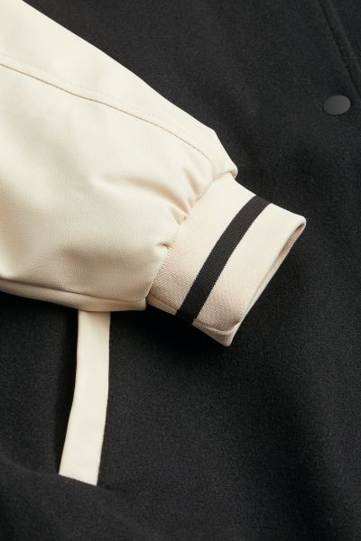 Block-coloured baseball jacket | H&M (UK, MY, IN, SG, PH, TW, HK)