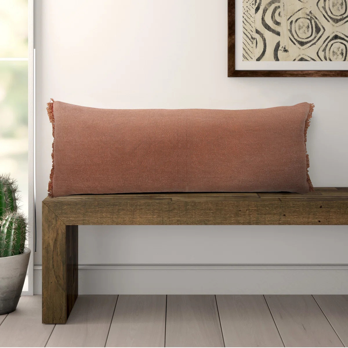 Rectangular Cotton Pillow Cover & Insert | Wayfair North America