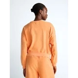 Scoop Women's Mineral Wash Cropped Crewneck Sweatshirt, Sizes XS-XXL | Walmart (US)