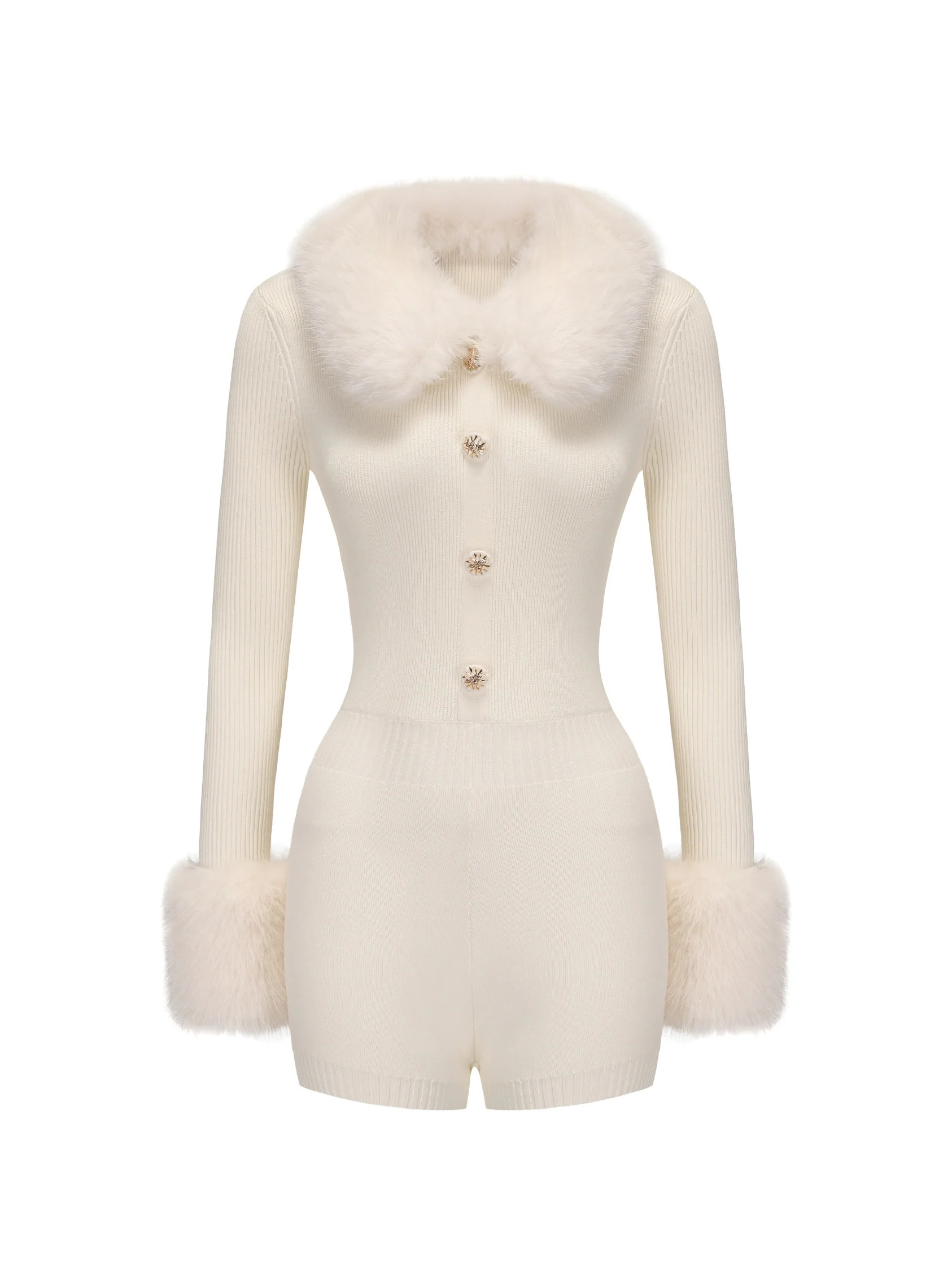 Natalia Fur Jumpsuit | Nana Jacqueline