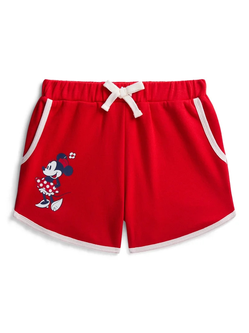 Disney Minnie Mouse Girls Americana Fleece Shorts, Sizes 4-18 | Walmart (US)