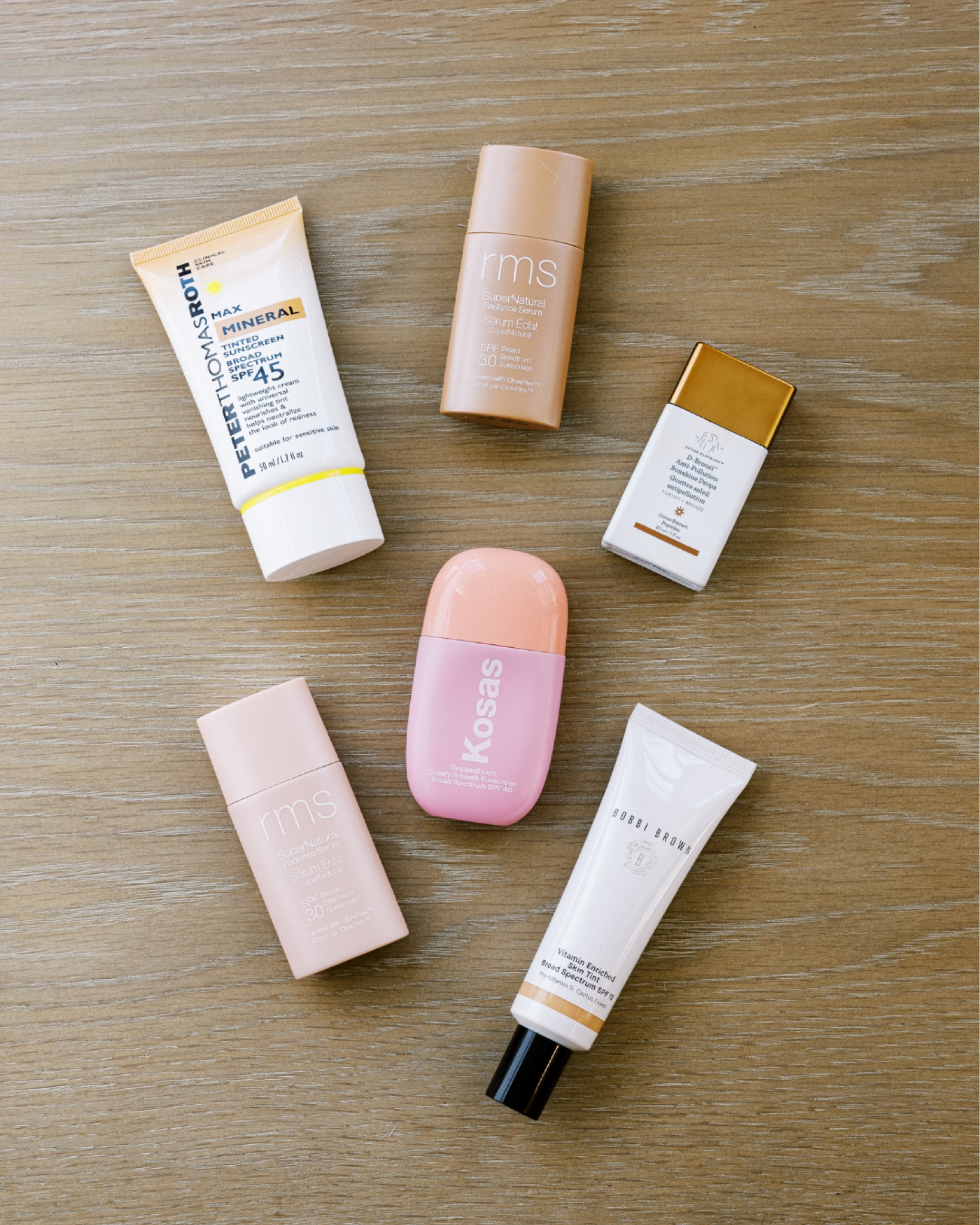 Glam Glossary | Radiance Products

Peter Thomas Roth Max Mineral Tinted Sunscreen Broad Spectrum SPF 45

RMS SuperNatural Radiance Serum / Light Aura

RMS SuperNatural Radiance Serum / Medium Aura

Drunk Elephant D-Bronzi Anti-Pollution Sunshine Drops

Bobbi Brown Vitamin Enriched Hydrating Skin Tint SPF 15 with Hyaluronic Acid / Medium 1

Kosas DreamBeam Silicone-Free Mineral Sunscreen SPF 40 with Ceramides and Peptides

#LTKbeauty