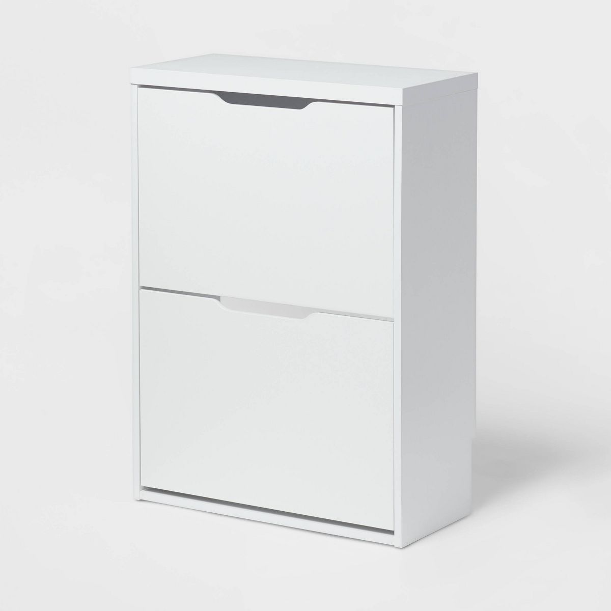 Laminate Pivot Open Shoe Cabinet White - Brightroom™ | Target