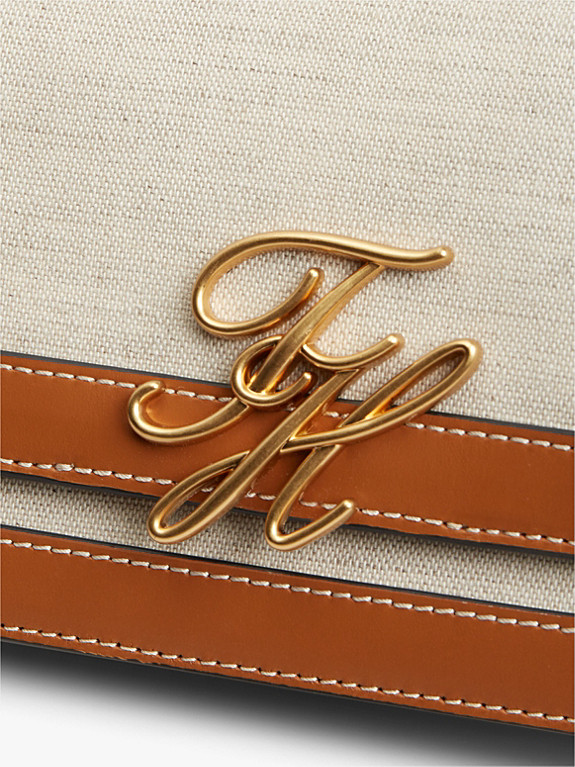 Canvas Leather Trim Crossbody Bag | Tommy Hilfiger UK