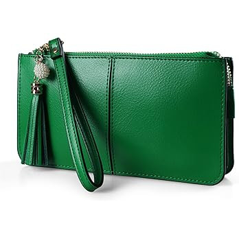 befen Genuine Leather Wristlet Clutch for Women Ultra-Slim Ladies Credit Card Holder Wallet Purse... | Amazon (US)