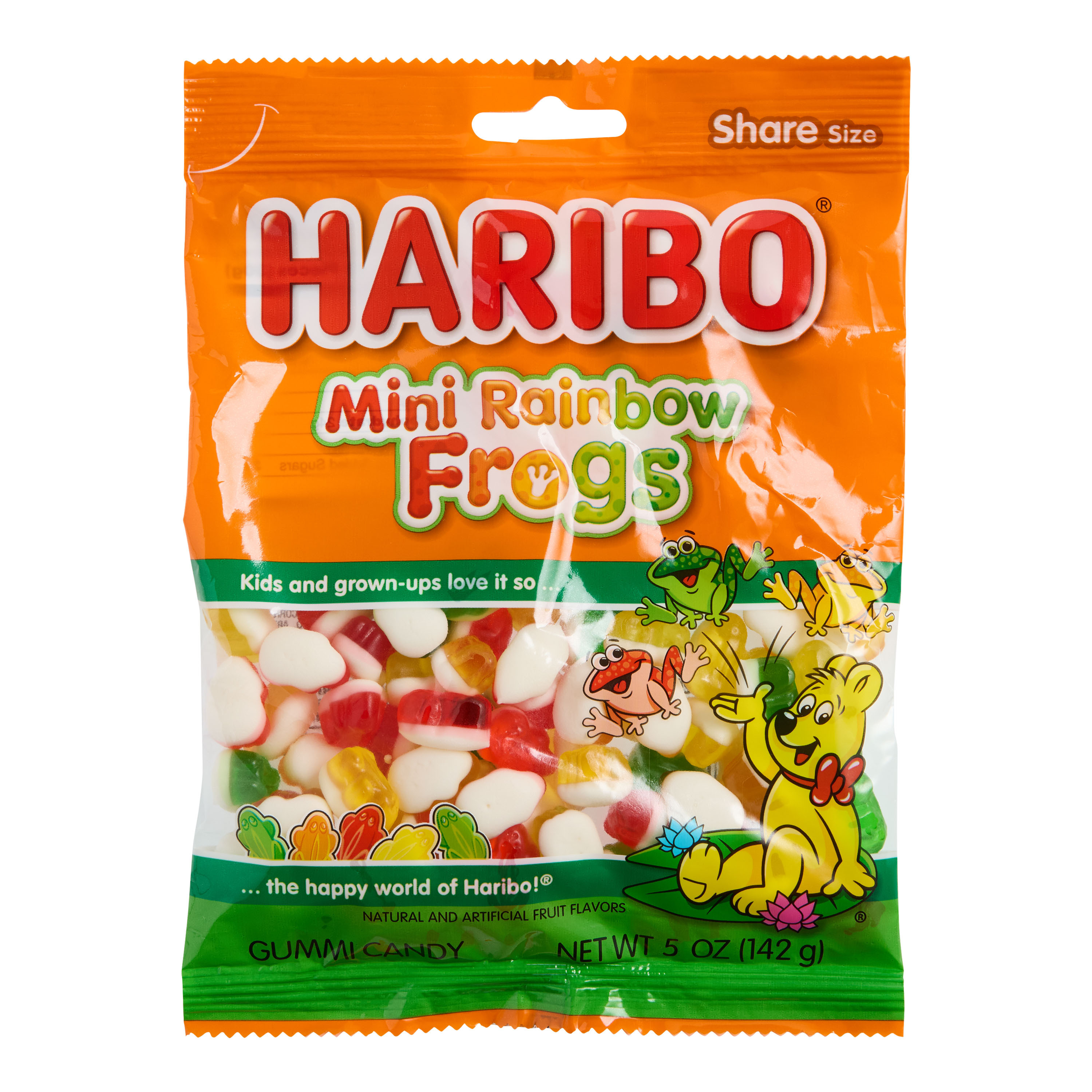 Haribo Mini Rainbow Frogs Gummy Candy | World Market