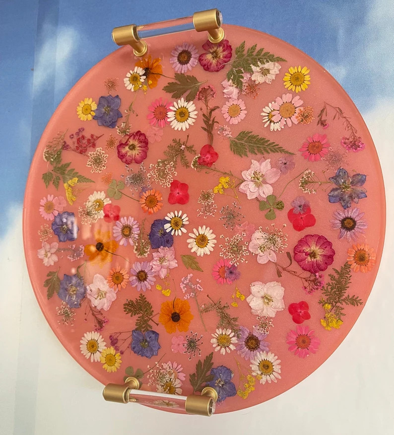 Hanging Charcuterie Board Pink - Etsy | Etsy (US)