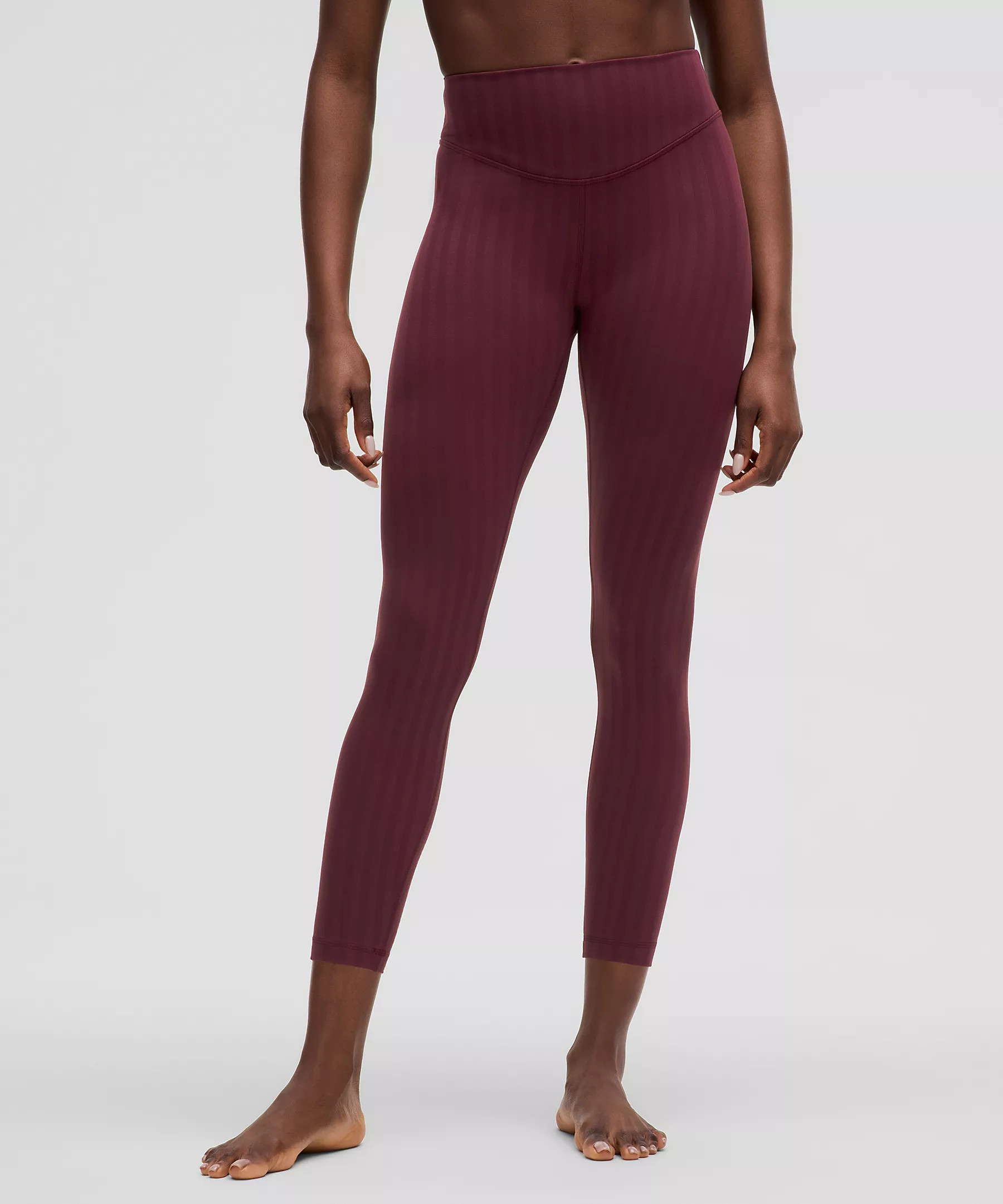 Wunder Under High-Rise Tight 25" *Tonal Stripe | Women's Leggings/Tights | lululemon | Lululemon (US)