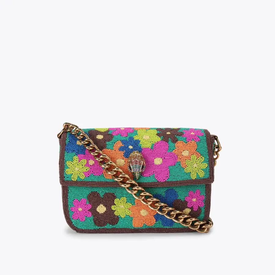 beaded kensington shoulder bag | Kurt Geiger US