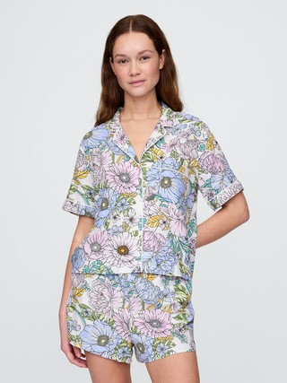 Linen-Blend PJ Shirt | Gap (US)