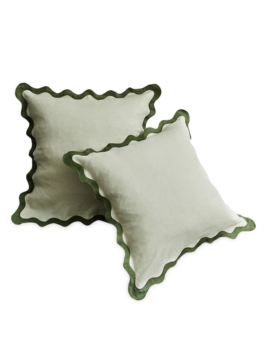 Scalloped European Pillowcases (Set of Two) | Saks Fifth Avenue